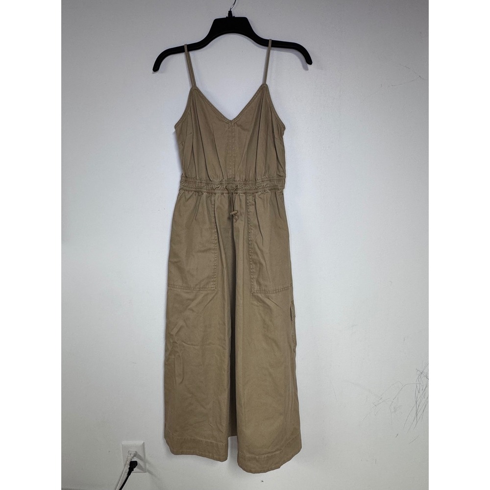Woolrich x Target Khaki Tan Cotton Twill Midi Dress XXS NWT